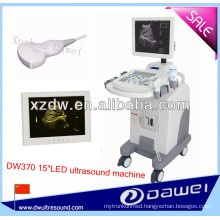 DW370 trolley ultrasound with LCD screen double probe sockets
